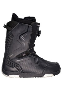 Snowboard Boots Strong Black Atop Speed Lacing